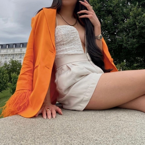 Zara Corset Bodysuit Cream - Picture 10 of 12